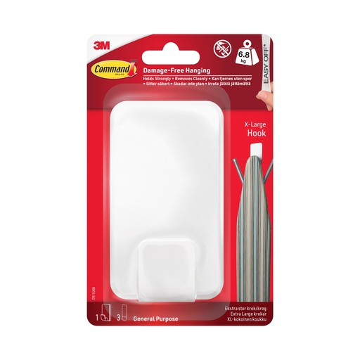 Command Adhesive X-Large Heavyweight Utility Hook 4.5kg