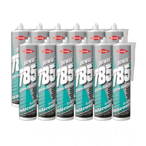 Dow 785 Sanitary White Silicone 310ml Box of 12
