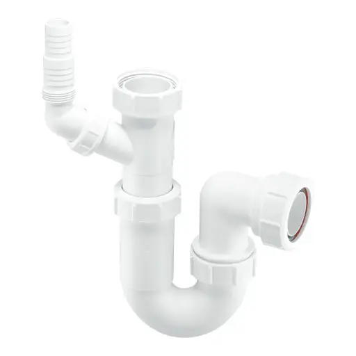 McAlpine 40mm Adjustable Sink Trap w/ Washing Machine Outlet 