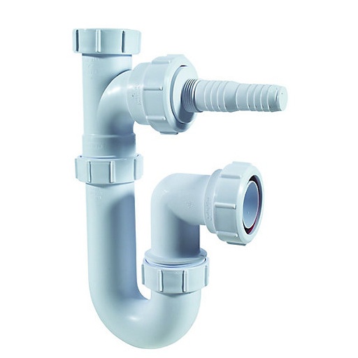 McAlpine 40mm Rigid Sink Trap w/ Washing Machine Outlet