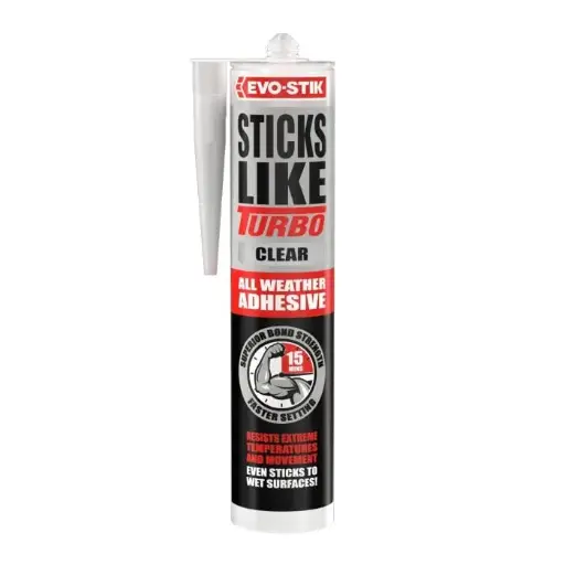 Evo-Stik Sticks Like Turbo Adhesive Clear 290ml
