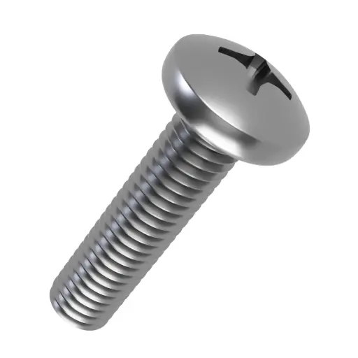 M6 X 25mm Pan Head Bolts w/ Hex Nuts 10 Pack