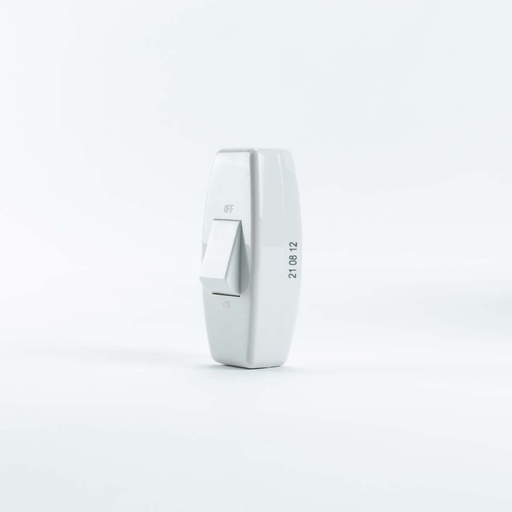 Status in Line Through Switch White