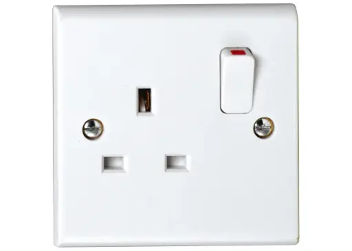Deta 13A DP 1 Gang Switched Socket 