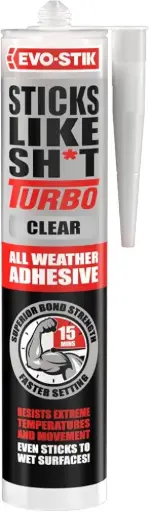 Evo-Stik Sticks Like Turbo Clear 290ml Box of 12