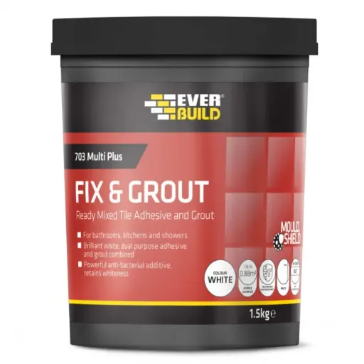 Everbuild Fix & Grout Tile Adhesive 1.5kg