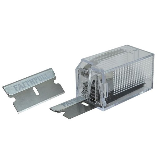 Faithfull Window Scraper Spare Blades 10 Pack