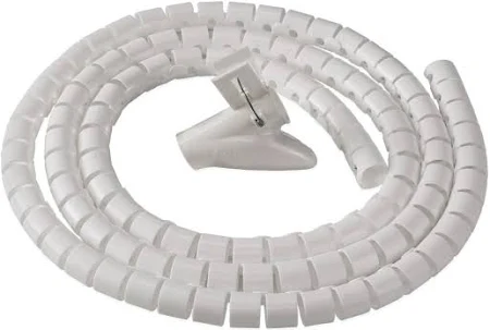 White Cable Tidy 20mm x 2.5m 
