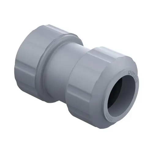 15mm Push Fit Straight Grey 10 Pack