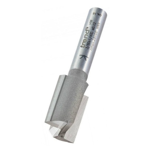 Trend 3/80X1/4TC 3/80 X 1/4 TCT Two Flute Cutter 12.7mm X 19mm