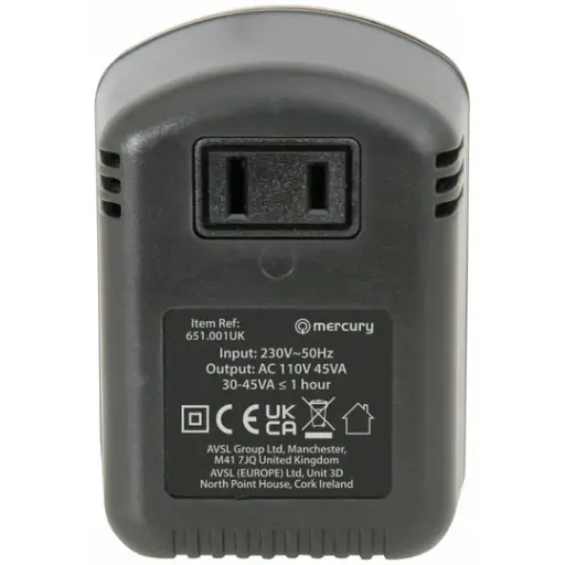 Step Down Voltage Converter 230V - 110V 45W UK 