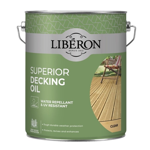 Liberon Decking Oil Clear 5L