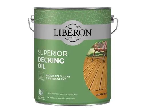 Liberon Superior Decking Oil Medium Oak 5L