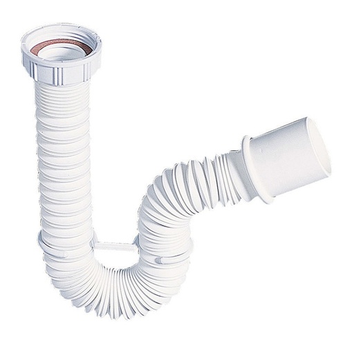 1 1/2" x 40mm Extendable 270-700mm Waste Drain Connector Flexible Pipe 