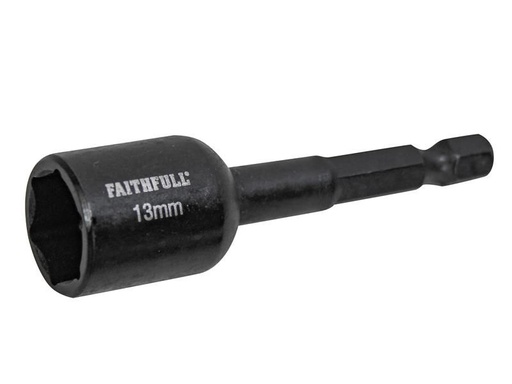 Faithfull Magnetic Impact Nut Driver  13mm x 1/4" Hex