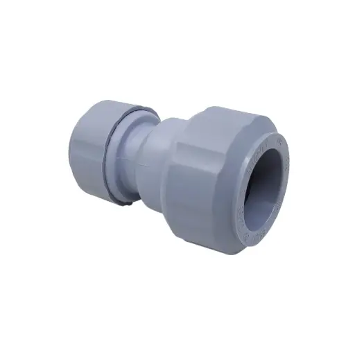 22mm x 15mm  Push Fit Reducer Grey 5 Pack
