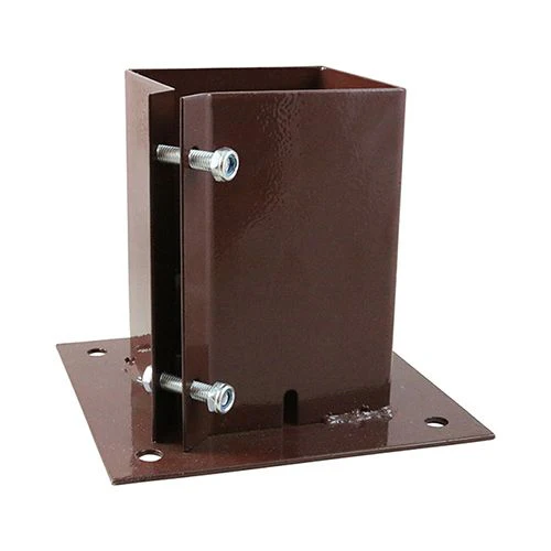 4"x 4" Bolt Down Anchor Fence Support