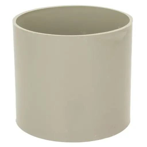 Davant 110mm Solvent Weld Olive Grey Soil Double Socket Slip Coupler 