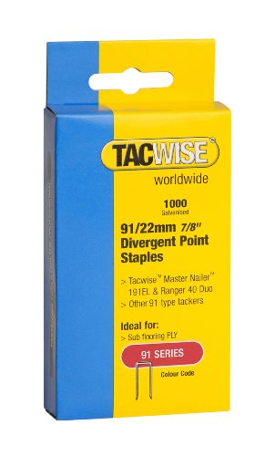Tacwise Narrow Crown Staples 22mm Pack 1000