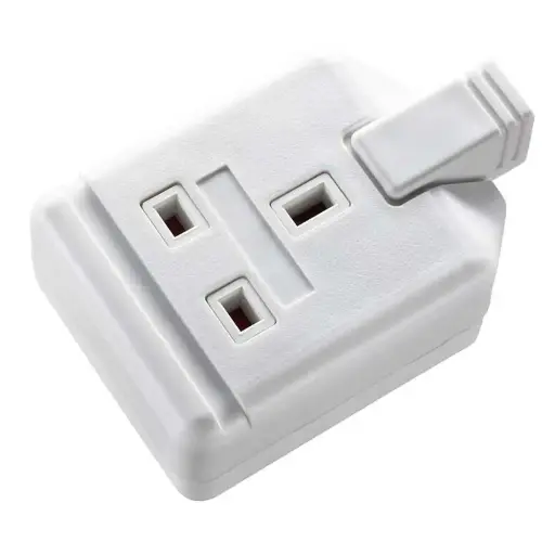 Masterplug Heavy Duty Rewirable Socket White