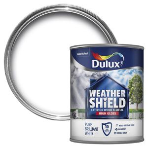 Dulux Weathershield Exterior Gloss Pure Brilliant White 2.5L