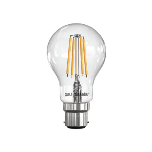 Paul Russells LED Filament Dimmable B22 Warm White Bulb