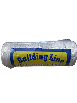 Tayler Builders Line 105m White High Stretch Nylon