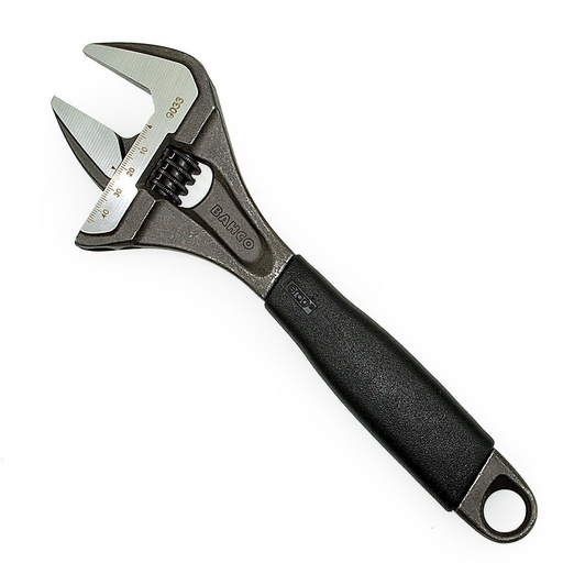 Bahco ERGO Adjustable Wrench 8″ Extra Wide Jaw Opening 38mm