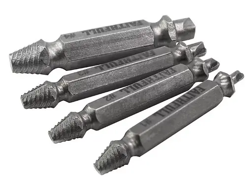 Faithfull Screw Extractor Kit 4 Piece