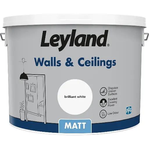 Leyland Matt Pure Brilliant White 10L