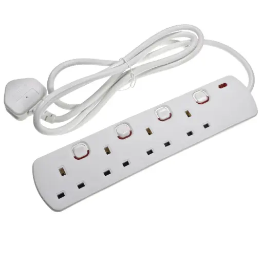 Switched Extension Lead 2m