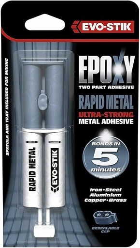 Evo-Stik Epoxy Metal Glue Syringe 25ml