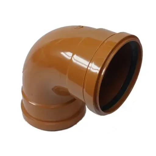 110mm Push-Fit  Underground Double Socket Bend 87.5°