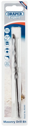 Draper 8mm Masonry Drill Bit