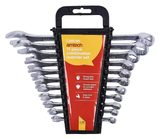 AmTech 11pc Combo Spanner Set