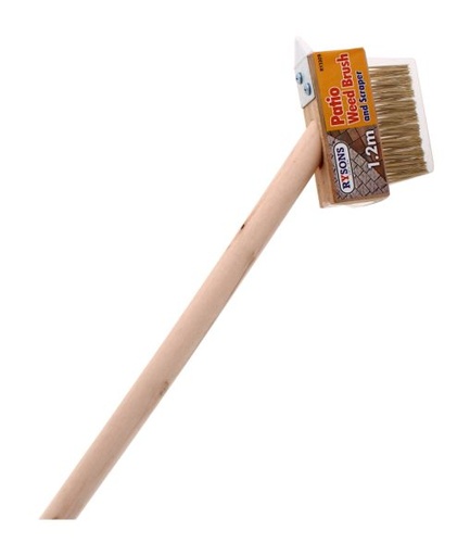 Weed Brush with Wooden Handle 1.2m