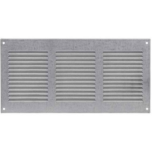 Metal Air Vent Grille 300 x 150mm Zinc