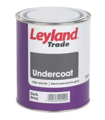Leyland Trade Undercoat Dark Grey 750ml