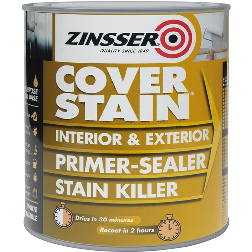 Zinsser White Cover Stain Primer Sealer 500ml