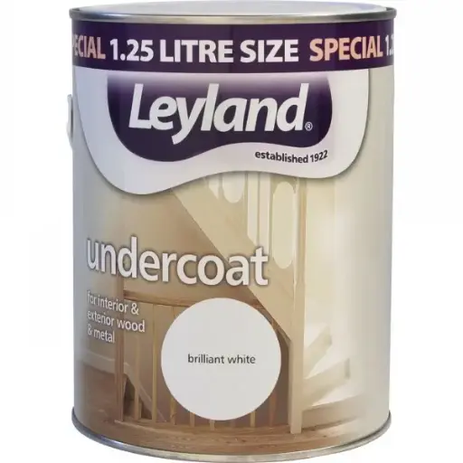 Leyland Undercoat Brilliant White 1.25L