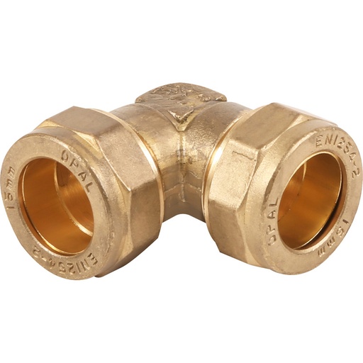 15mm Elbow Compression Brass