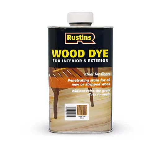 Rustins Wood Dye Light Oak 250ml