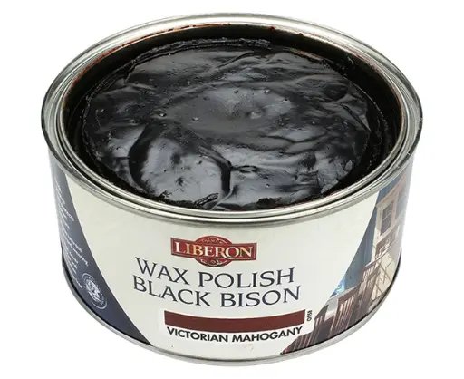 Liberon Wax Polish Black Bison Victorian Mahogany 500ml 