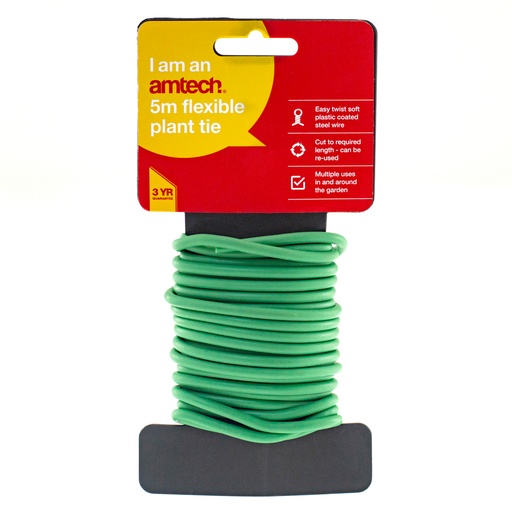 Amtech Flexible Plant Tie 4mm x 5m