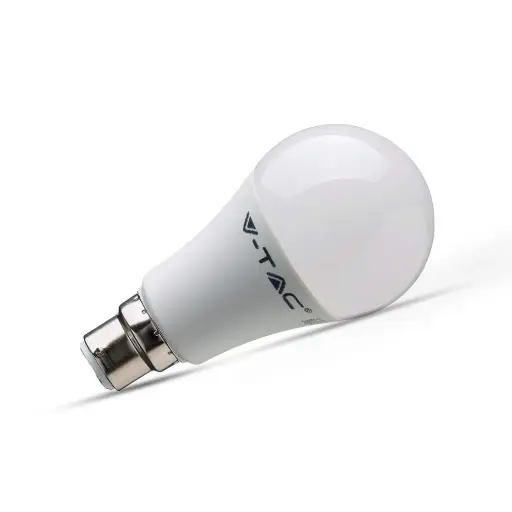 V-Tac LED B22 9W=60W Cool White Bayonet 6400K 
