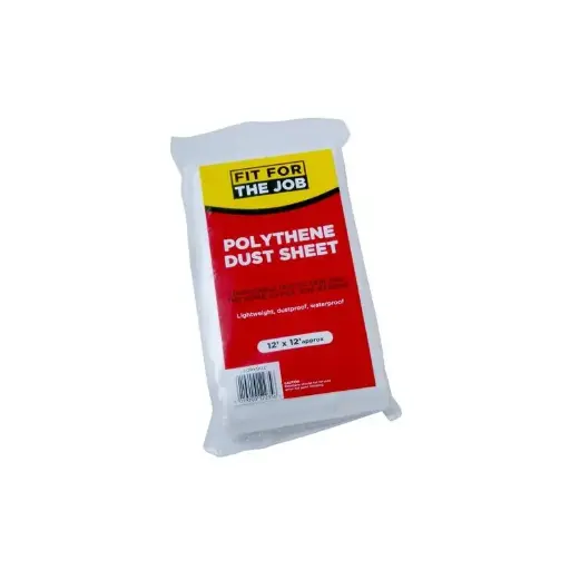 Polythene Dust Sheet Fit For Job 12" x 12"