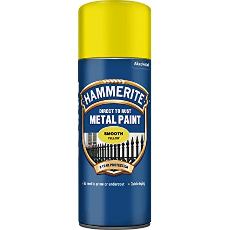 Hammerite Smooth Yellow Spray 