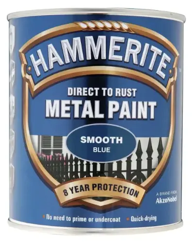 Hammerite Metal Paint Smooth Blue 750ml