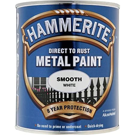 Hammerite Smooth White Metal Paint 750ml