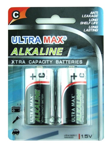 Ultra Max C Battries Pack Of 2